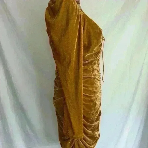 ENDLESS ROSE Velvet Ruched Dress - Picture 6 of 8